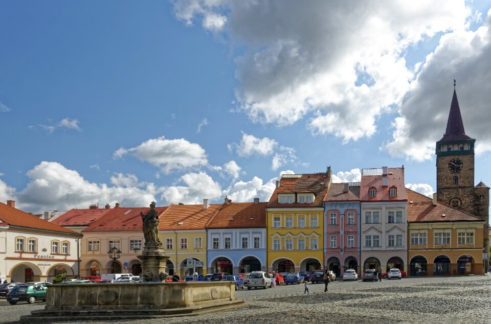 Valdice gate historic center building