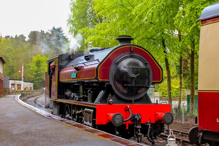 Old locomotive railway