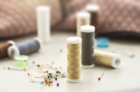 Sew textile equipment photo