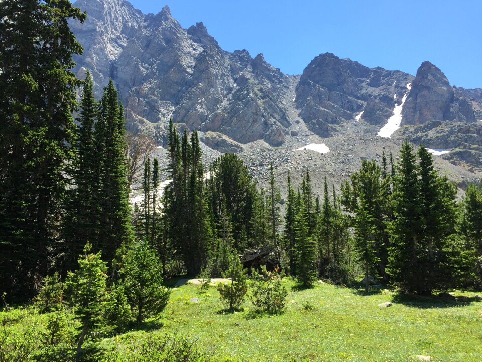 Summer scenic mountains