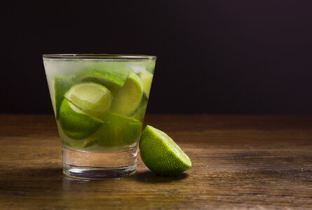 Lemon vodka cachaça