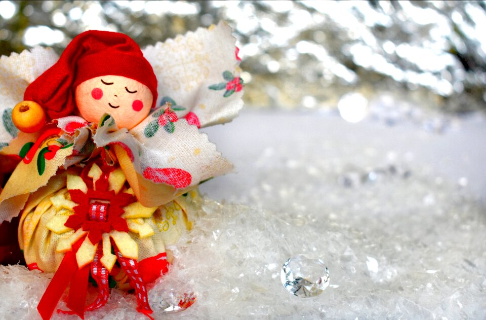 Christmas decor angel smile