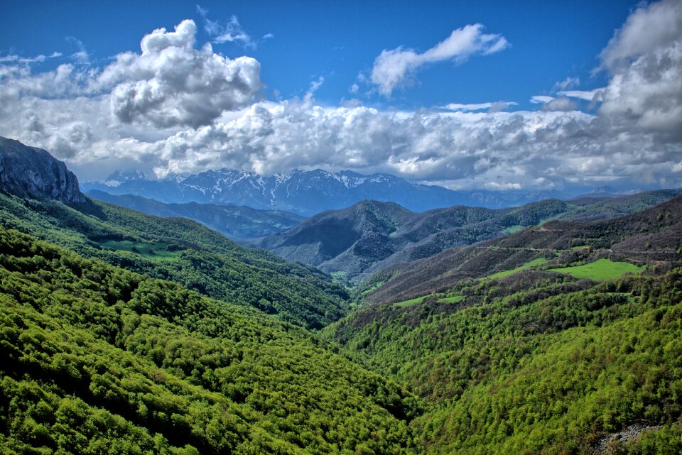 Montaña palentina viewpoint of piedrasluengas spain