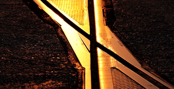 Transport track rail traffic