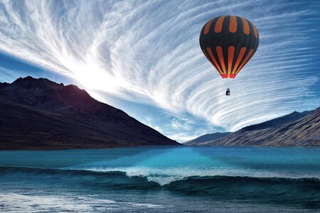 Assembly sky flying