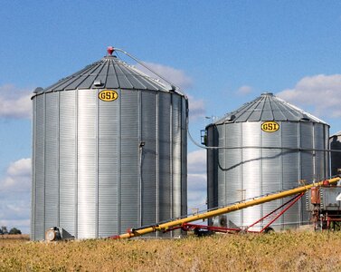 Field grain storage photo