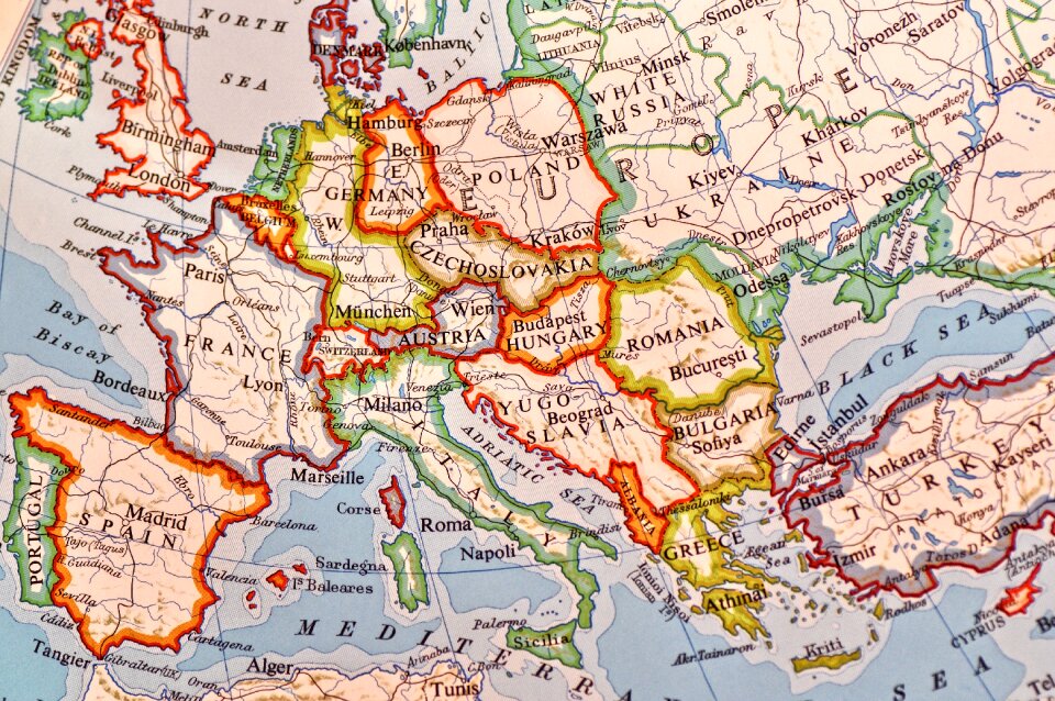 Countries states nations