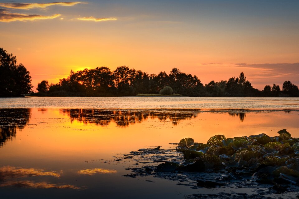 Landscape nature reflection photo