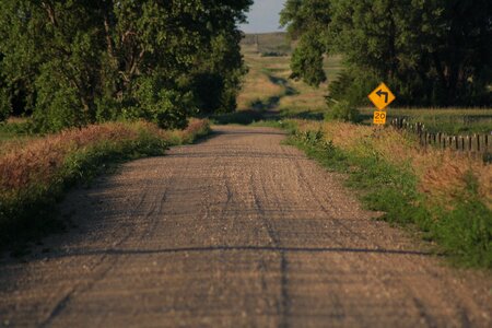 Keya paha county road sign speed limit photo