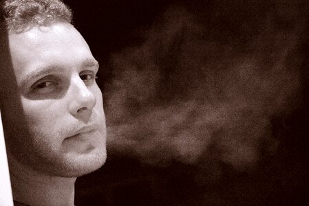 Portrait face steam