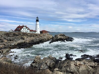 Lighthouse landmark travel photo