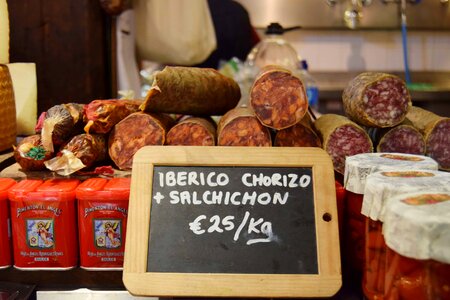 Sausages meat spanish cuisine