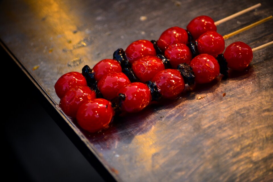 Sugar candied fruit food