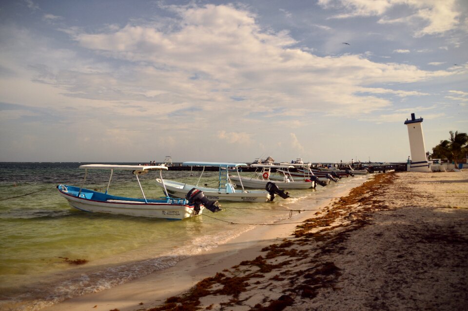 Fishing fishing boats lighthouse photo