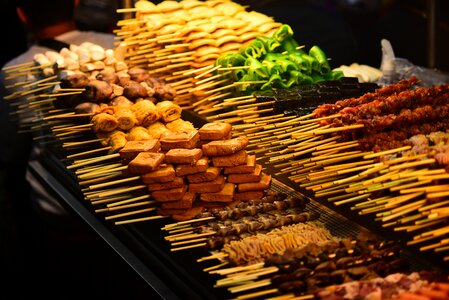 Skewers food snack