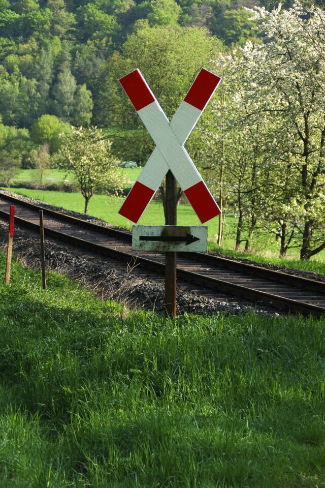 Warnkreuz andreaskreuz landscape