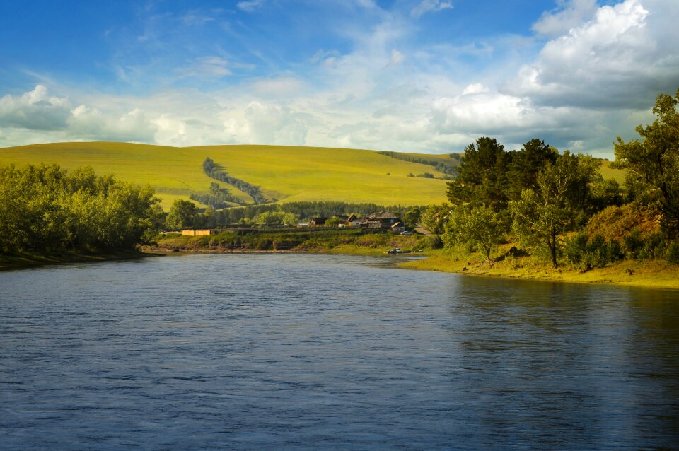 Scenic idyllic village