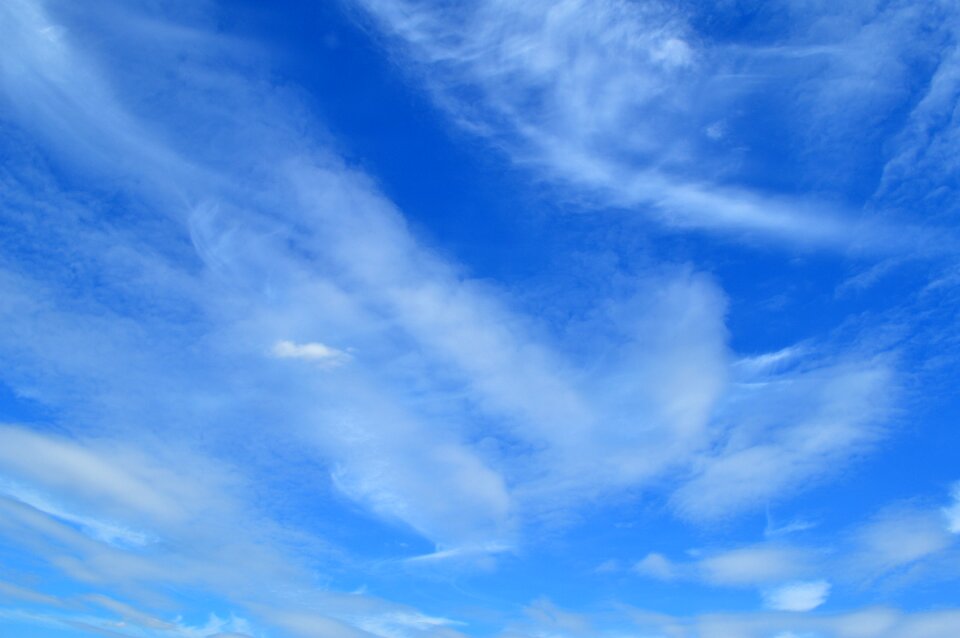 Blue bright cloudiness