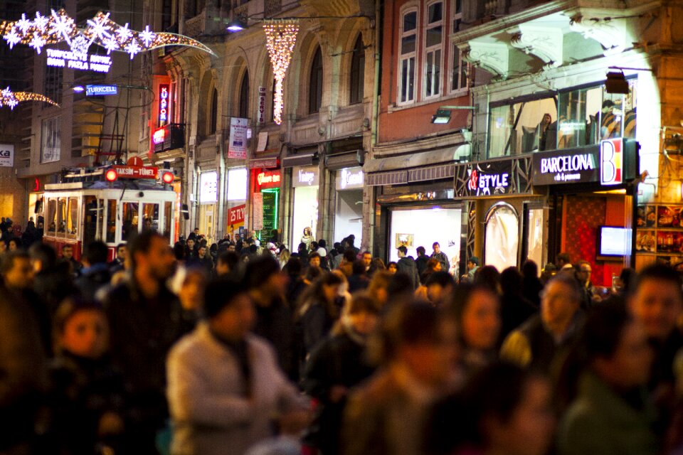 People the crowd istanbul