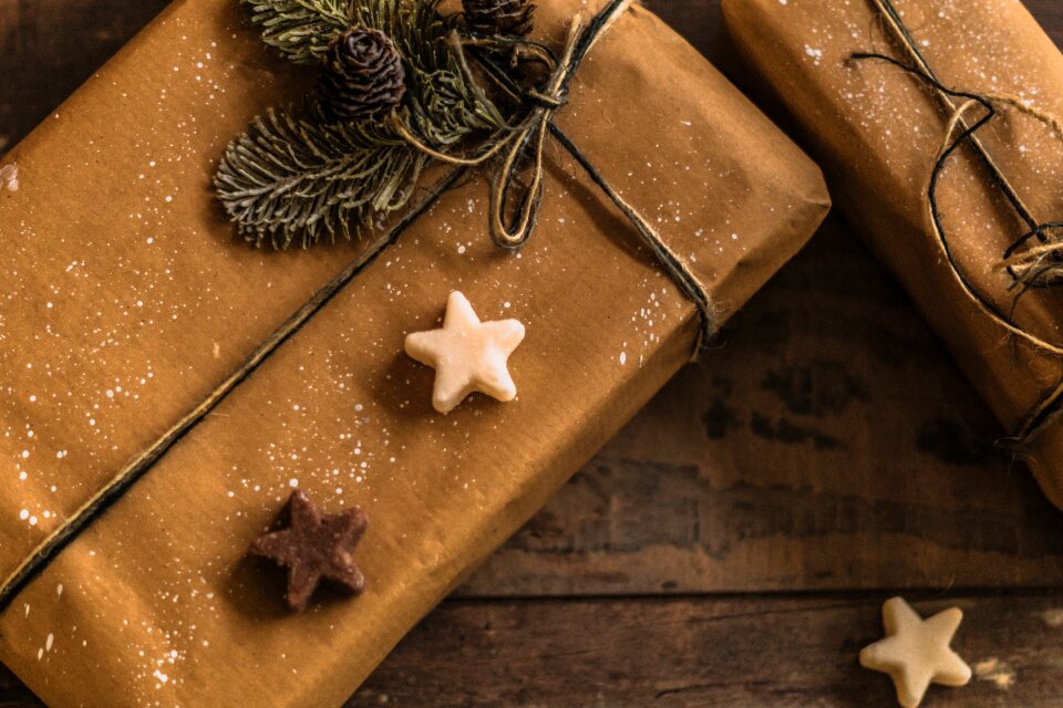 Background presents decoration