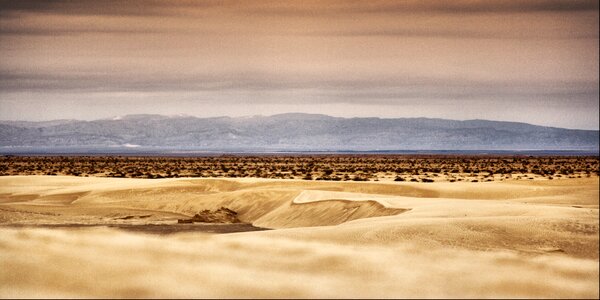 Desert mountains sky