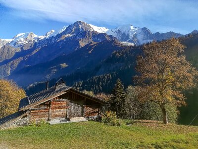 Mountains alpine rock