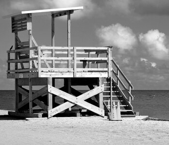 Ocean sand sky photo