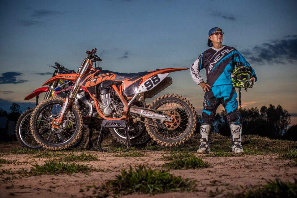 Moto racer motocross
