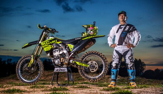 Moto racer motocross