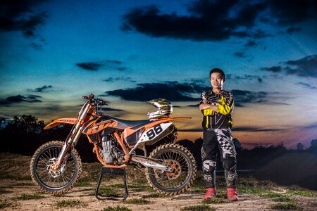 Moto racer motocross
