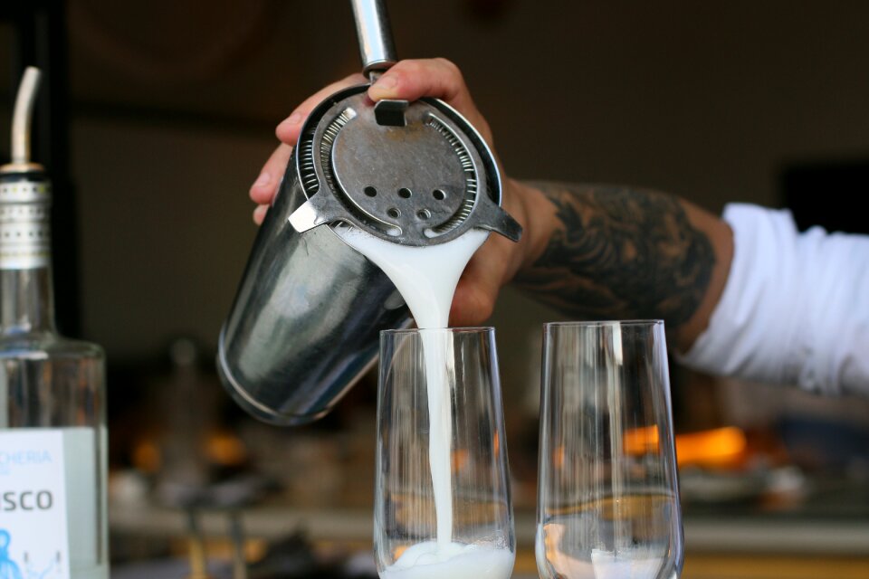 Sour cocktail alcohol