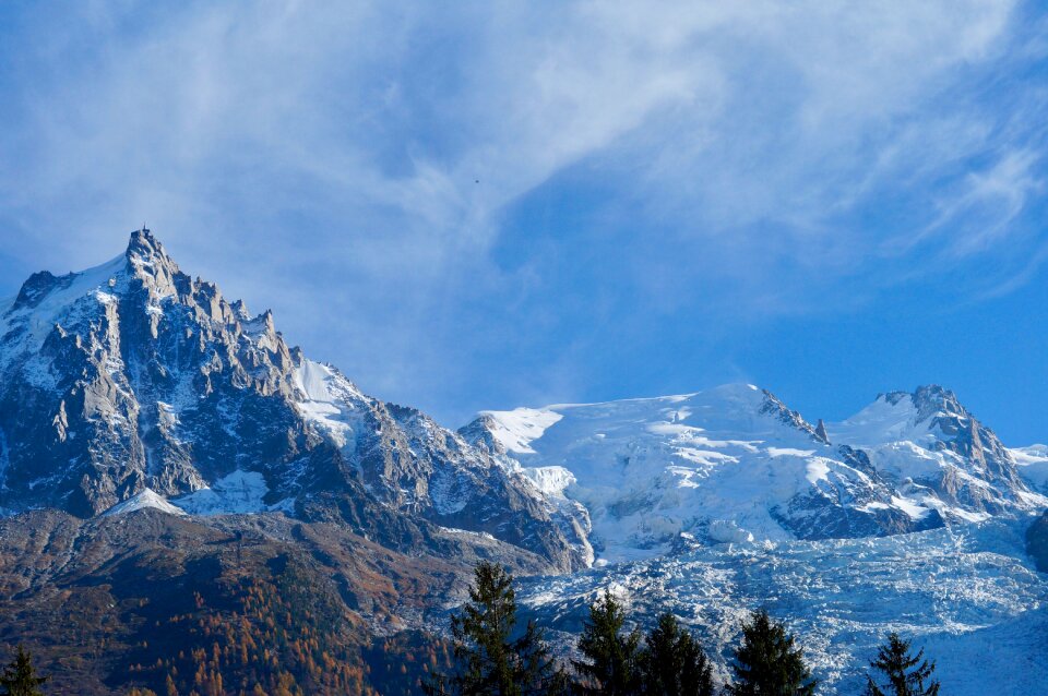 Mountain landscape high mountain mountaineering