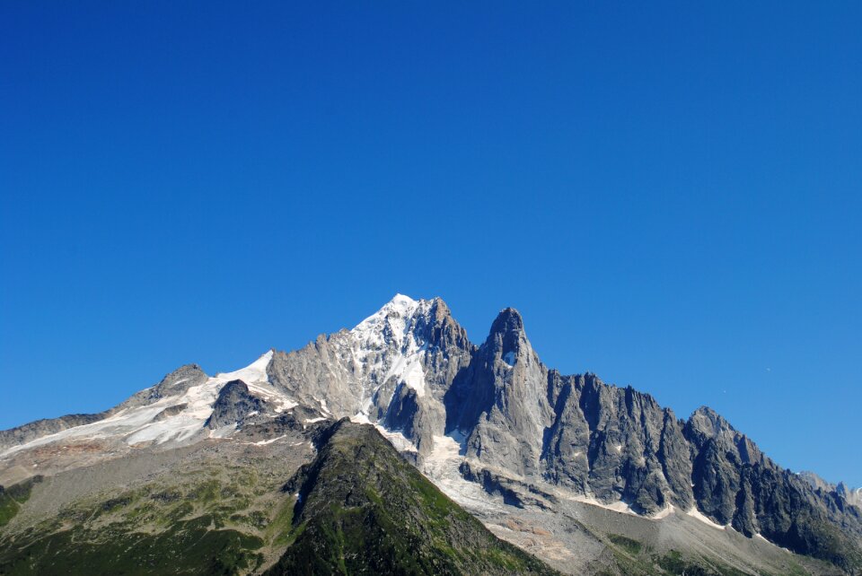 Landscape hautes alpes snowy photo