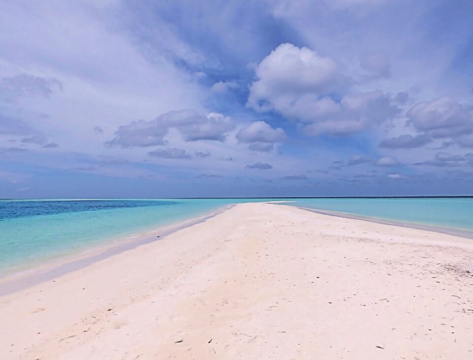 Way blue clouds