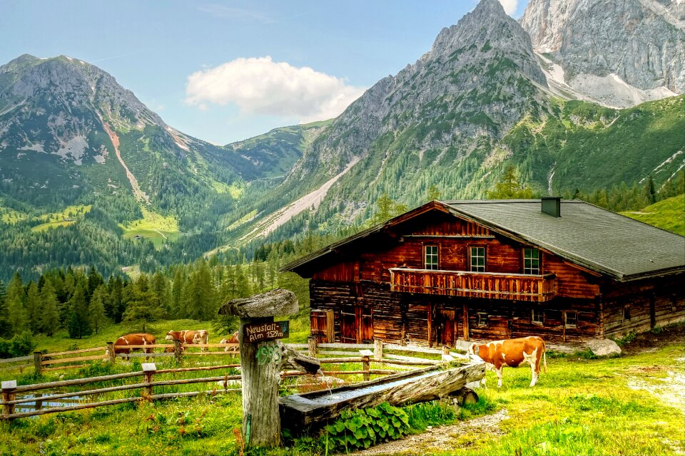 Clouds mountains austria