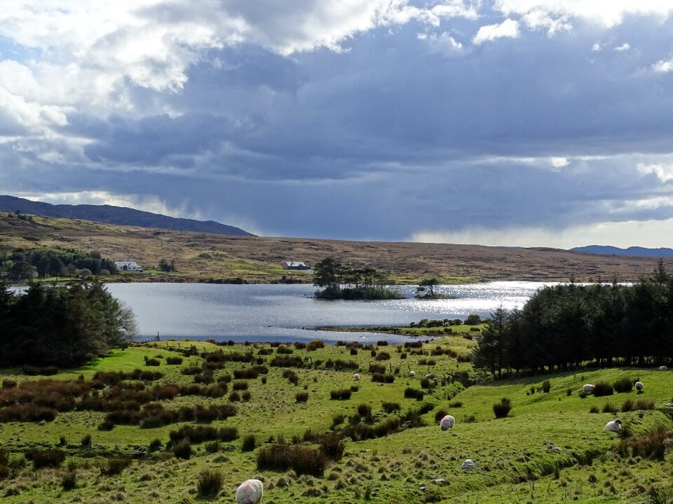 Clouds ireland water