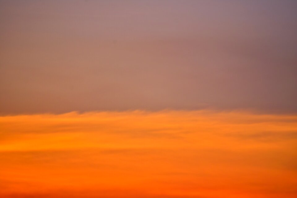 Sky red color