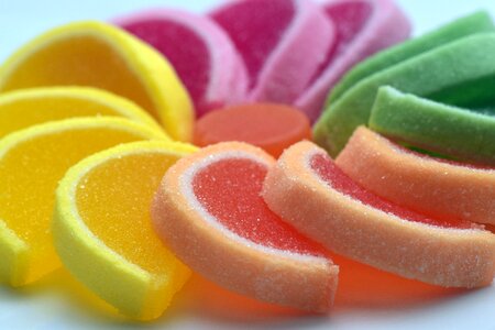 Colorful nibble treat