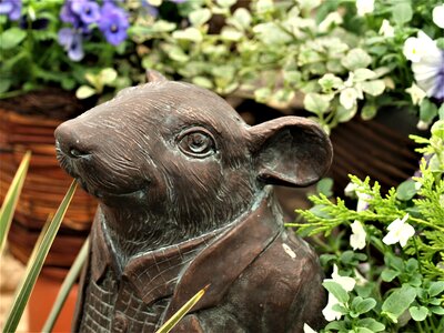 Animal stone statue