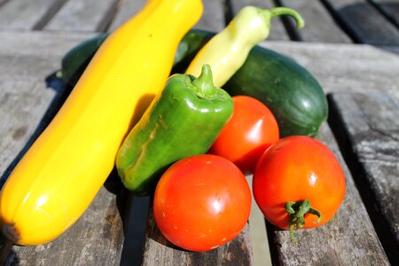Zucchini cucumber ripe