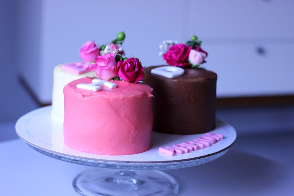 Flower decoration food