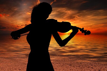 Violin atmosphere mood photo