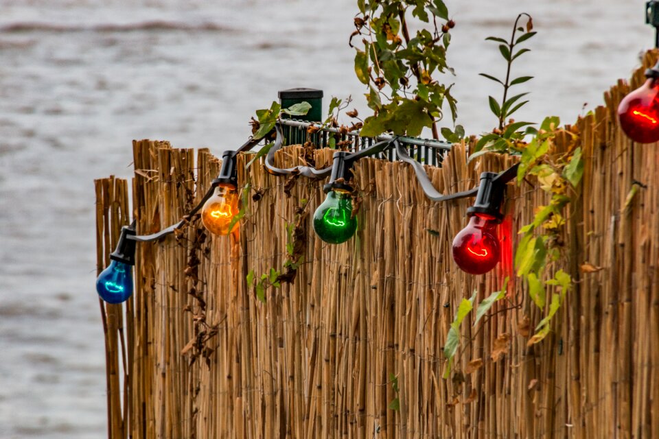 Lighting outdoor colorful