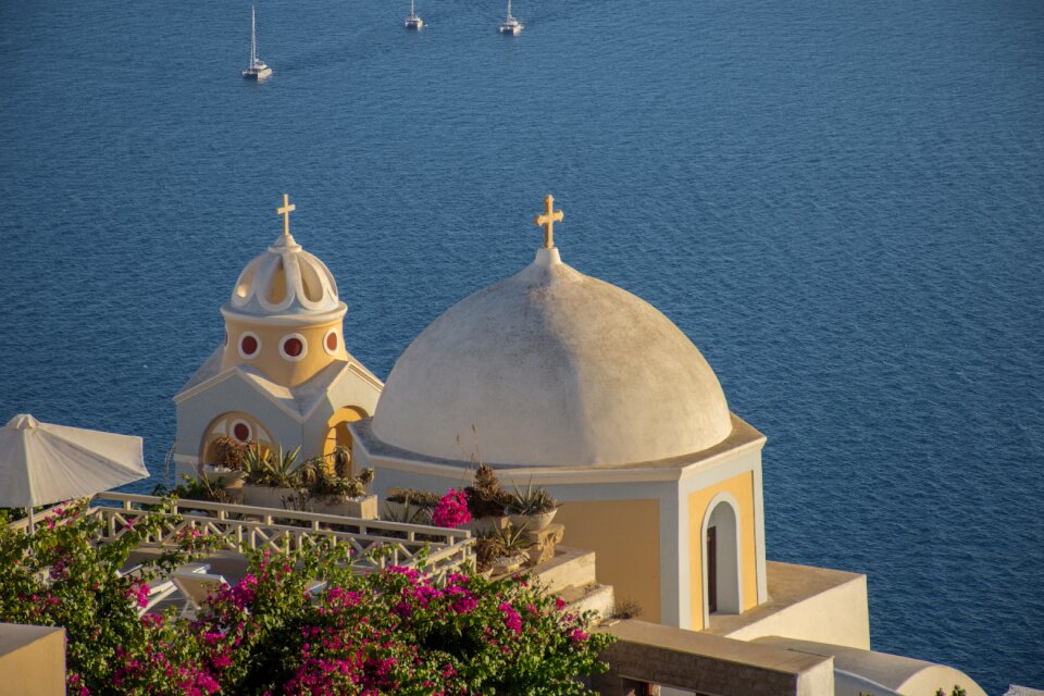 Holiday greece blue