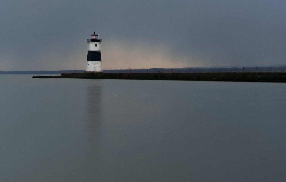 Lighthouse sea water