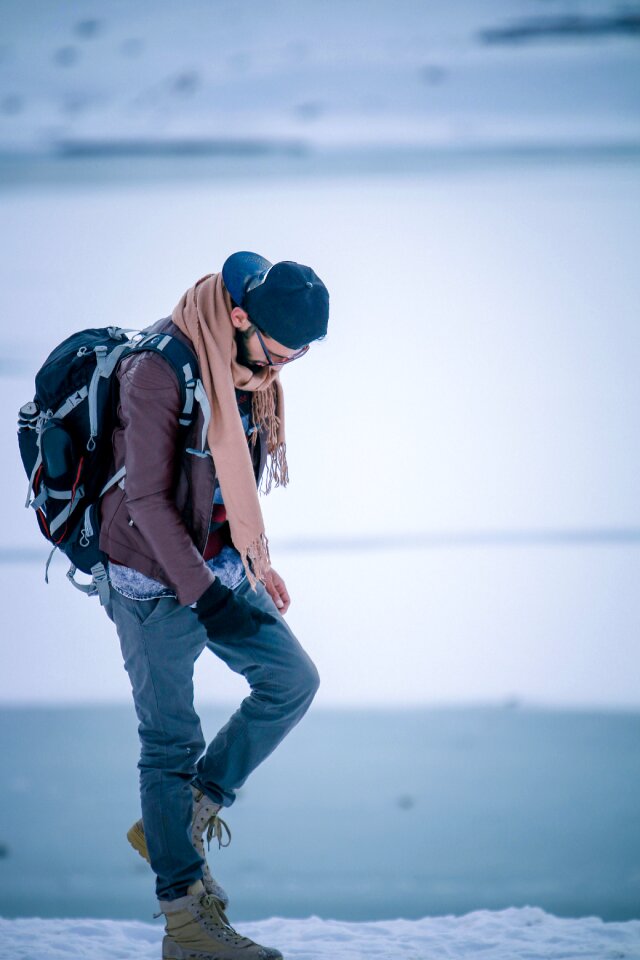 Pose young boy