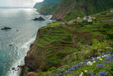 Cliffs portugal atlantic photo