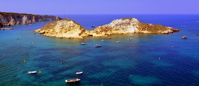 Boats tremiti islands gargano