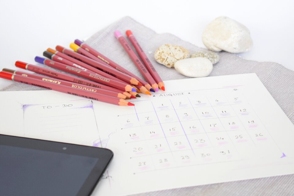 Calendar vacation vacation planning