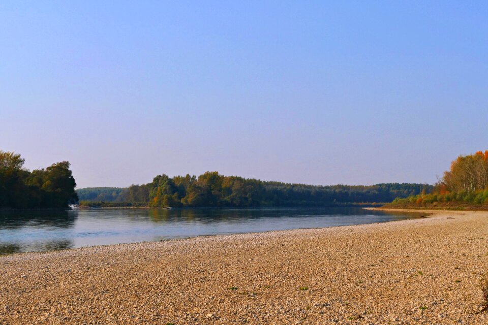 The danube river stones nature